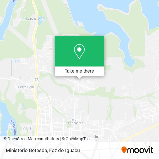 Ministério Betesda map