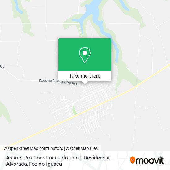 Assoc. Pro-Construcao do Cond. Residencial Alvorada map