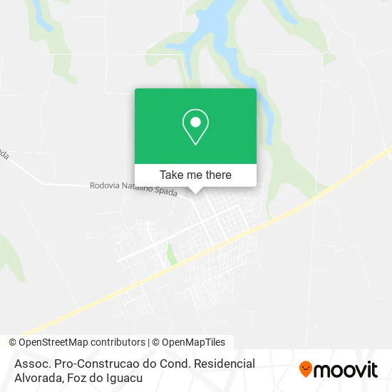 Assoc. Pro-Construcao do Cond. Residencial Alvorada map