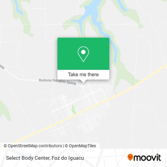 Select Body Center map