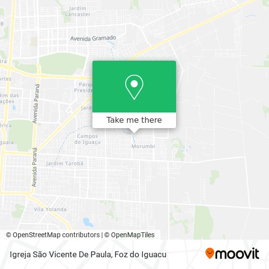 Igreja São Vicente De Paula map