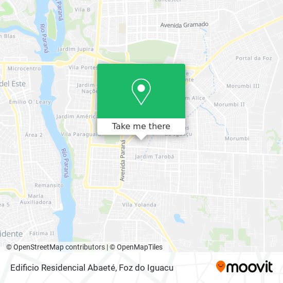 Edificio Residencial Abaeté map