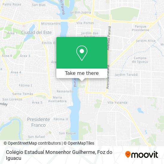 Colégio Estadual Monsenhor Guilherme map