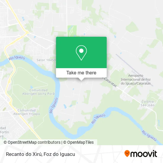 Recanto do Xirú map