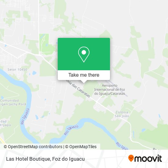 Las Hotel Boutique map