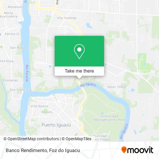 Banco Rendimento map