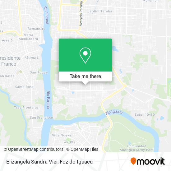 Elizangela Sandra Viei map