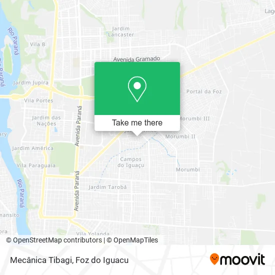 Mecânica Tibagi map