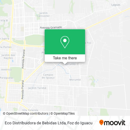 Eco Distribuidora de Bebidas Ltda map