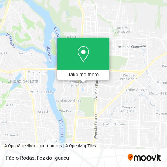 Fábio Rodas map