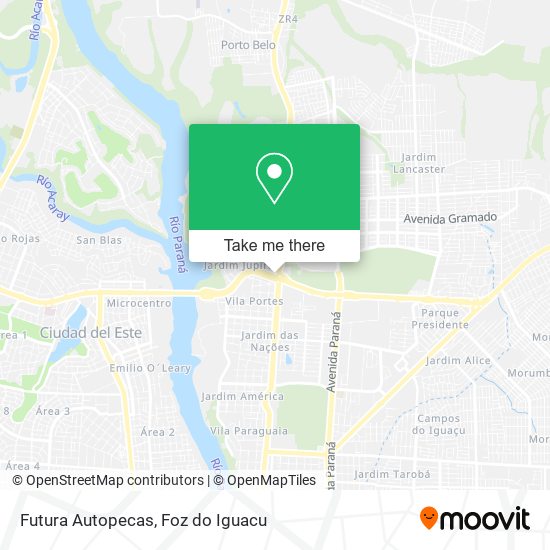 Futura Autopecas map