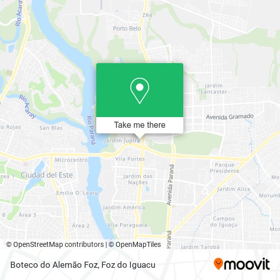Boteco do Alemão Foz map