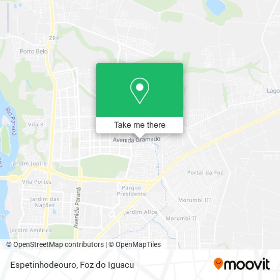 Espetinhodeouro map