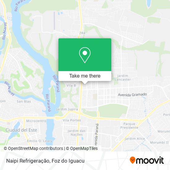 Naipi Refrigeração map
