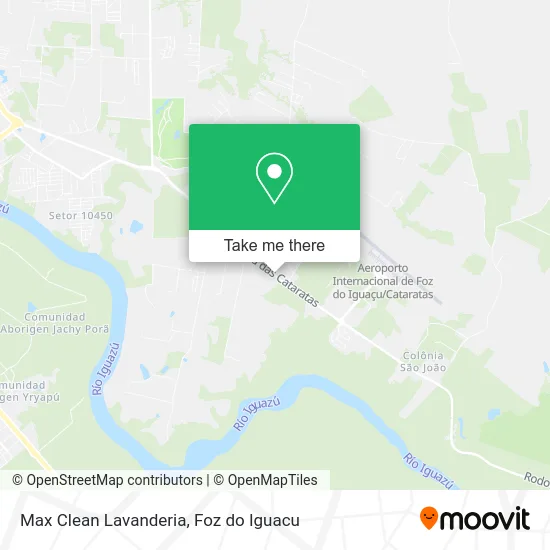 Max Clean Lavanderia map