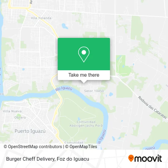 Burger Cheff Delivery map