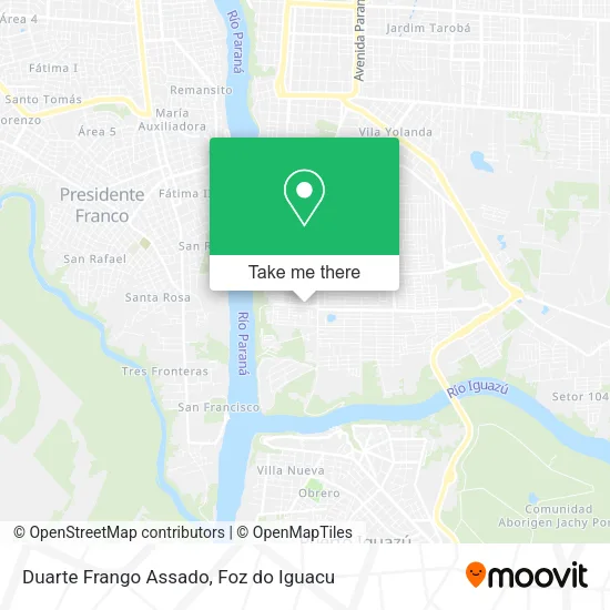 Duarte Frango Assado map