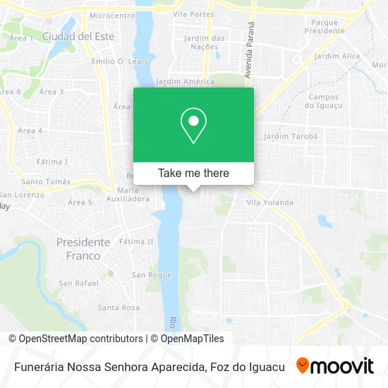 Funerária Nossa Senhora Aparecida map