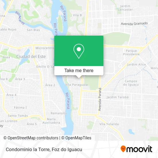 Condominio la Torre map