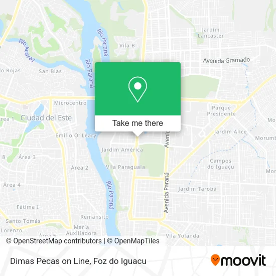 Dimas Pecas on Line map