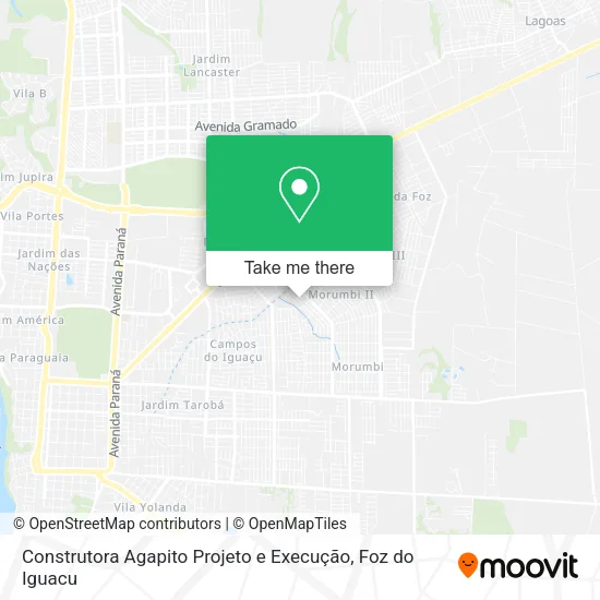 Construtora Agapito Projeto e Execução map