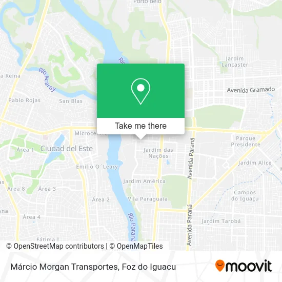 Márcio Morgan Transportes map
