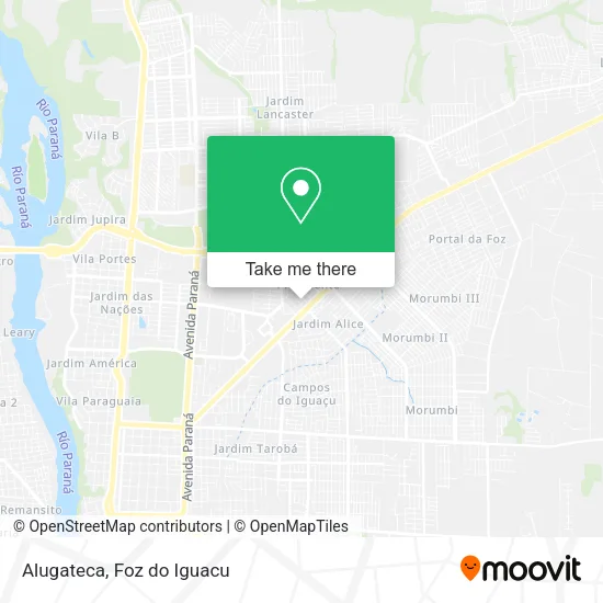 Alugateca map