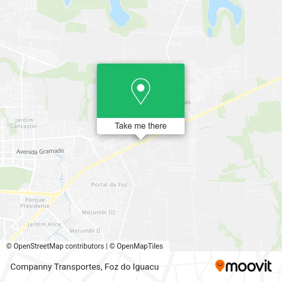 Companny Transportes map
