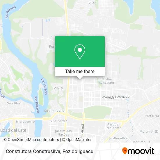 Construtora Construsilva map