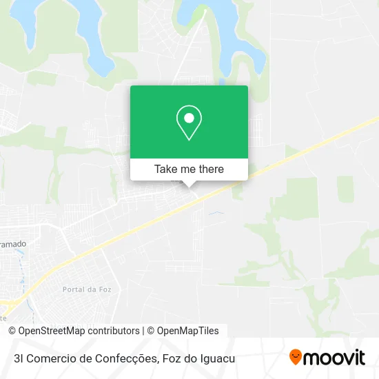 3l Comercio de Confecções map
