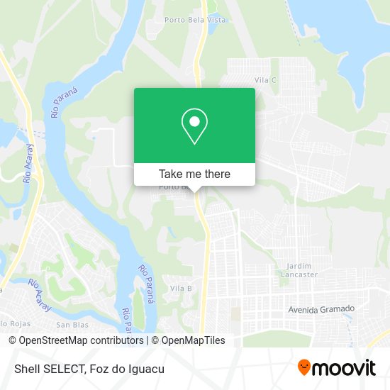 Shell SELECT map