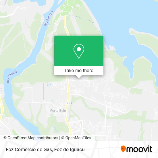 Foz Comércio de Gas map