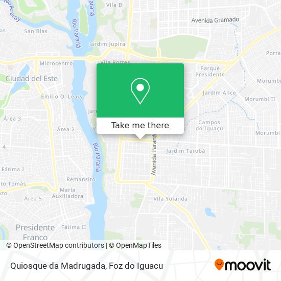 Quiosque da Madrugada map