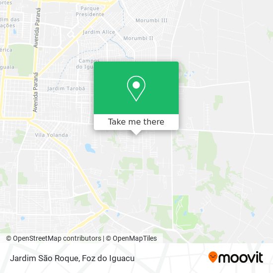 Jardim São Roque map