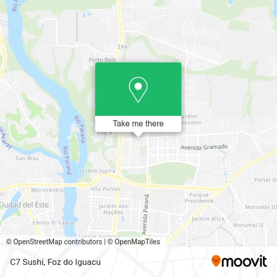 C7 Sushi map