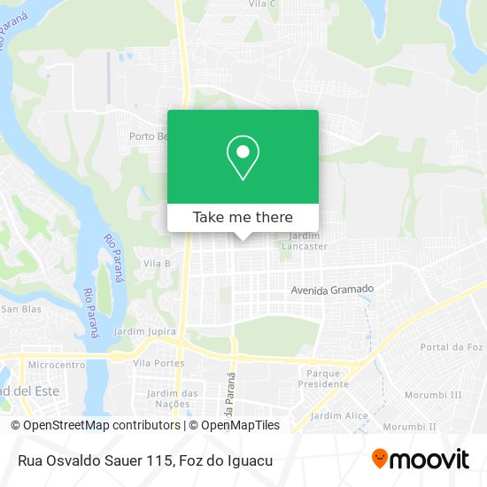 Rua Osvaldo Sauer 115 map