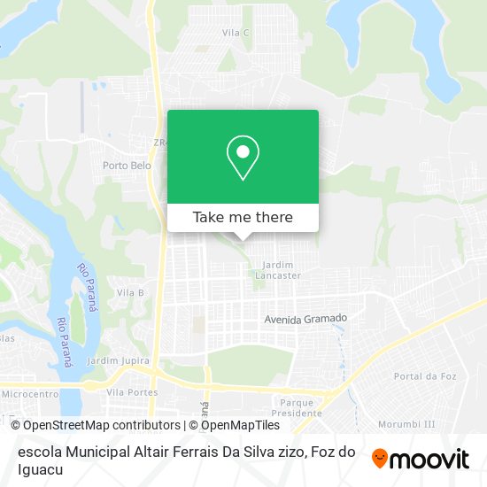 escola Municipal Altair Ferrais Da Silva zizo map