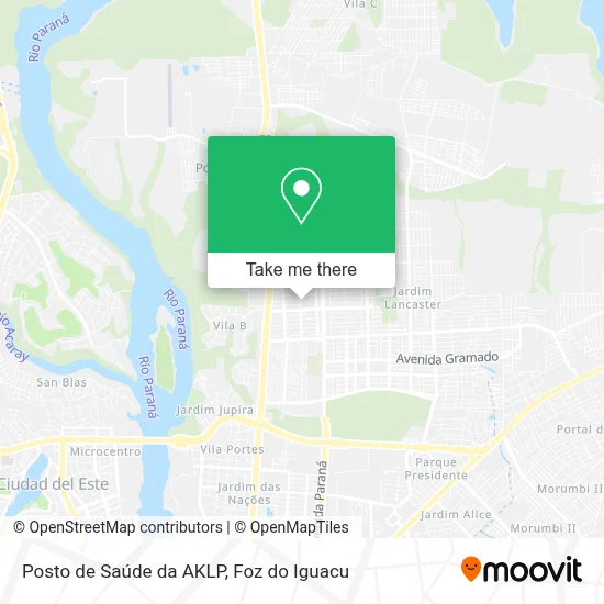 Posto de Saúde da AKLP map