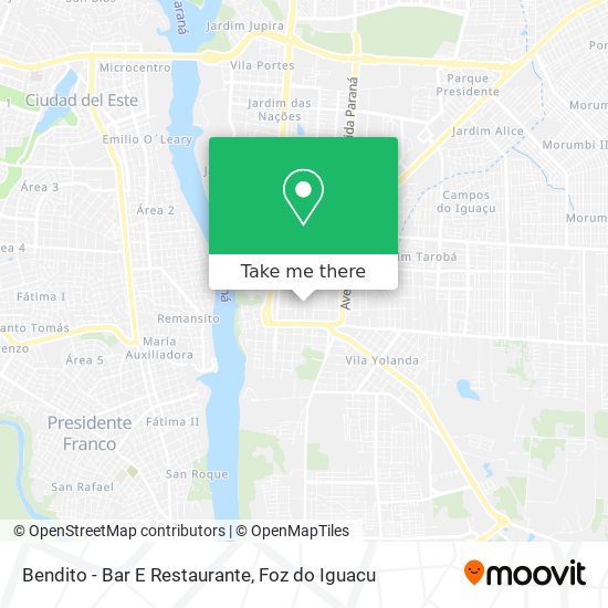 Bendito - Bar E Restaurante map