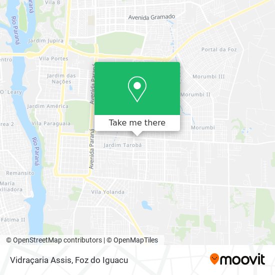 modo zona colorante Cómo llegar a Vidraçaria Assis en Foz Do Iguaçu en Autobús?