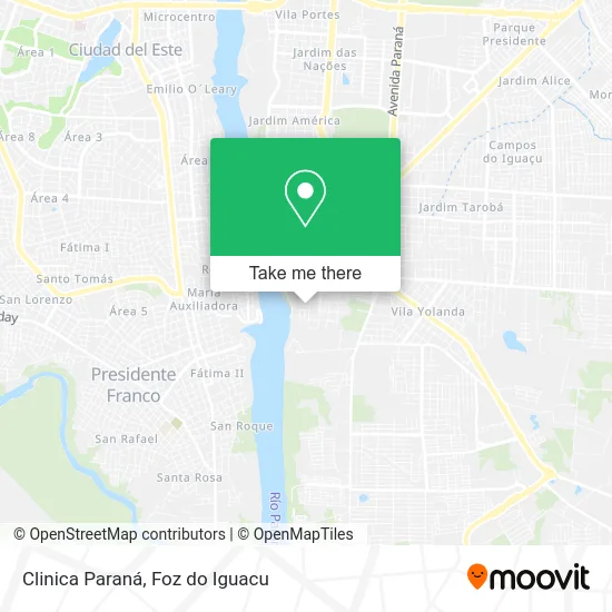 Clinica Paraná map