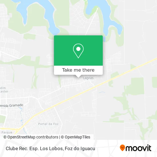 Clube Rec. Esp. Los Lobos map
