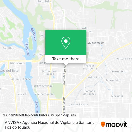 ANVISA - Agência Nacional de Vigilância Sanitária map