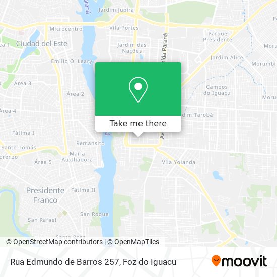 Rua Edmundo de Barros 257 map