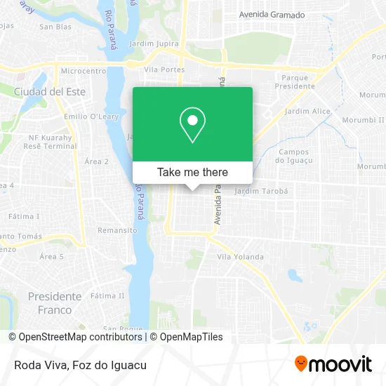 Roda Viva map