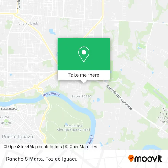 Rancho S Marta map