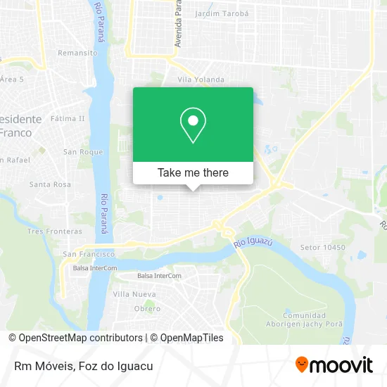 Rm Móveis map