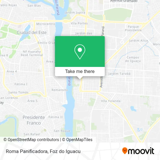 Roma Panificadora map