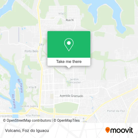 Volcano map