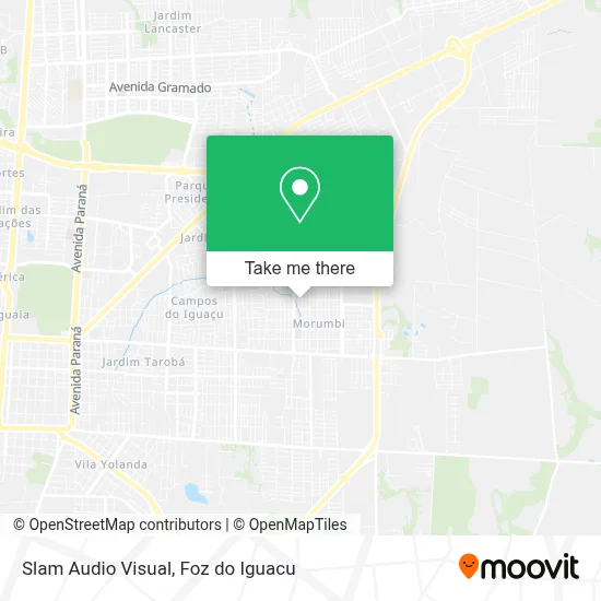 Slam Audio Visual map